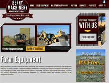 Tablet Screenshot of berrymachinery.com